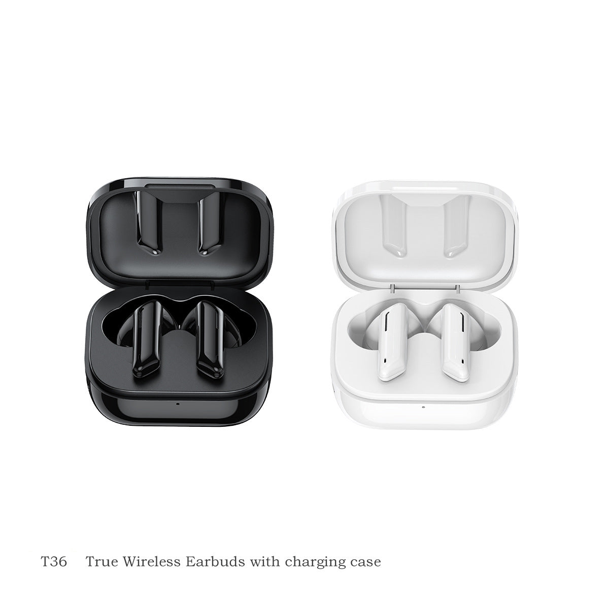 AWEI T36 TWS Bluetooth 5.0 hovedtelefon trådløs sport vandtæt touch stereo headset med mikrofon AWEI T36 TWS Bluetooth 5.0 hovedtelefon trådløs sport vandtæt touch stereo headset med mikrofon